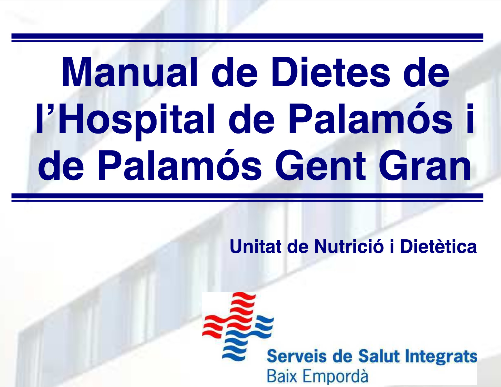 Manual de Dietas del Hospital i PGG
